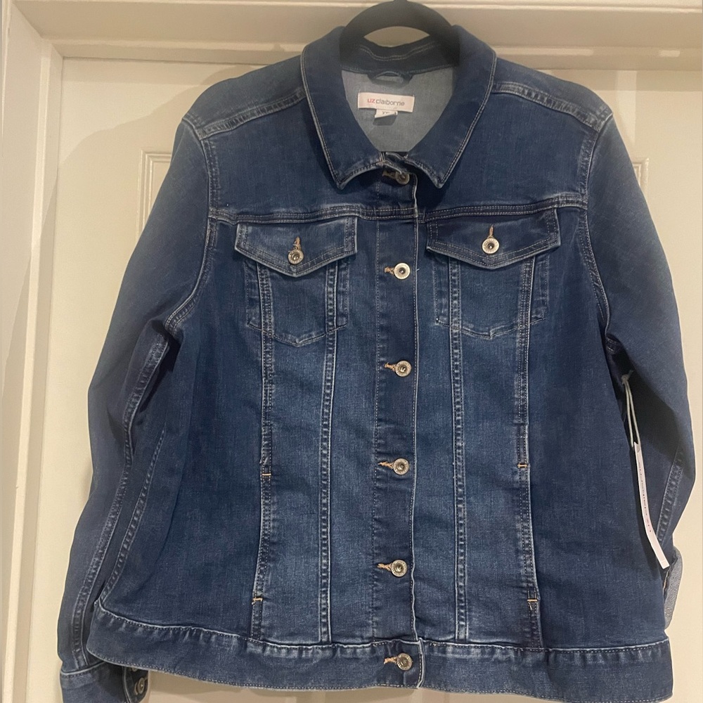 Liz Clairborne Women’s Denim Jacket NWT size XXL